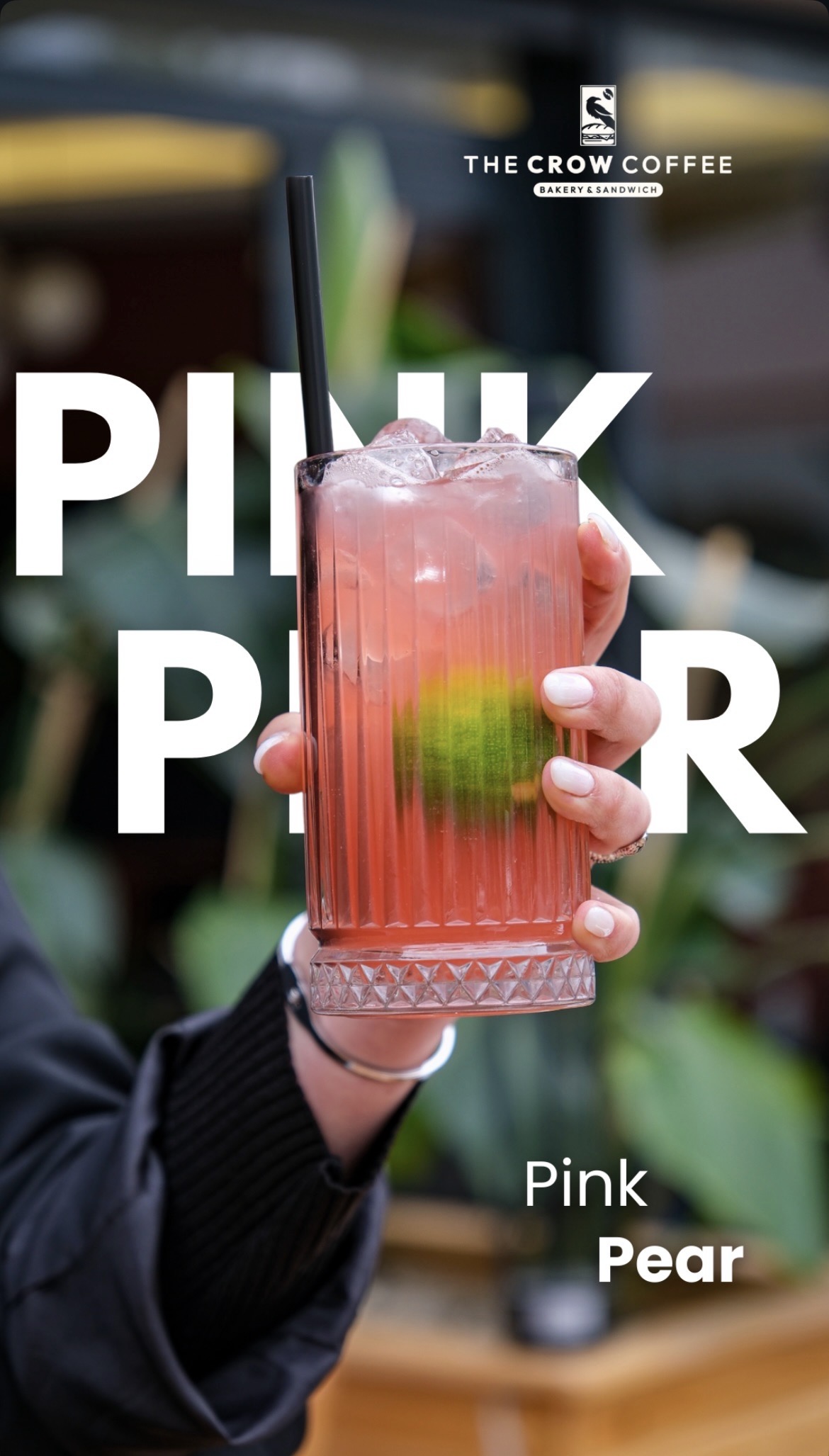 The Crow Coffee · Pink Pear sosyal medya tasarımı